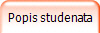 Popis studenata
